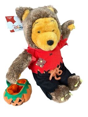 Disney Winnie the Pooh Halloween Plush Costume werewolf collectible vintage htf